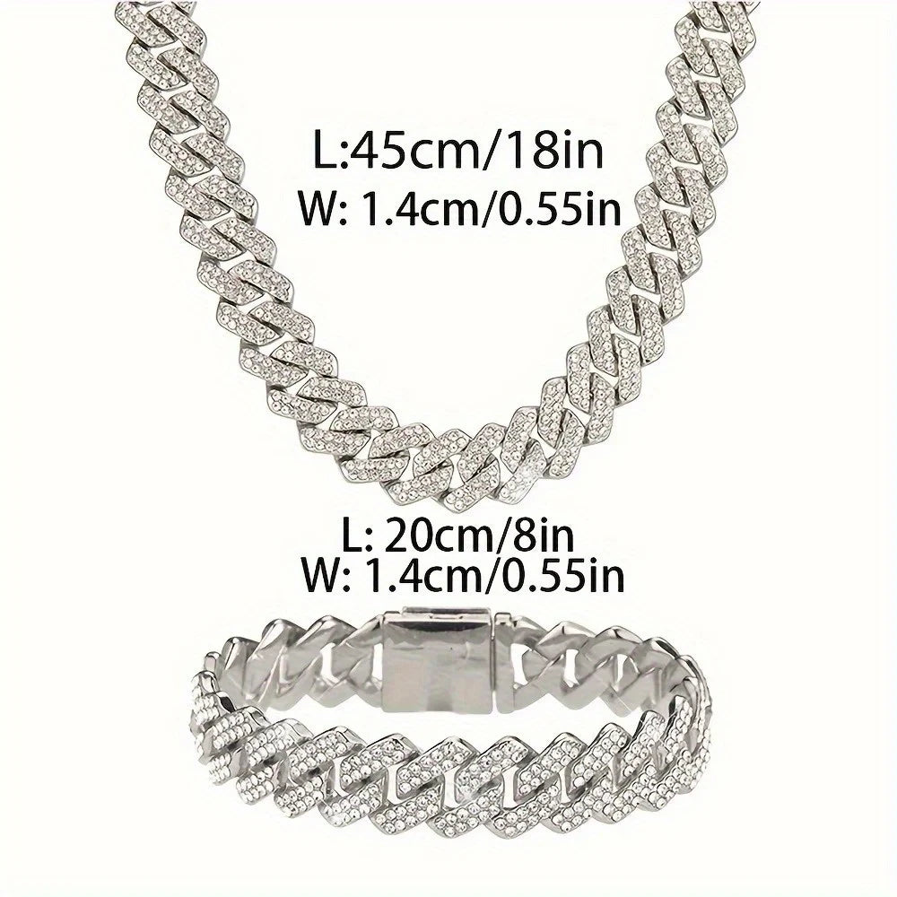 Men's Silver Cuban Link Chain